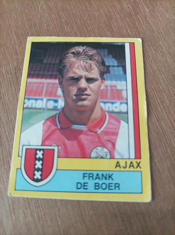 Panini eredivisie 90 nr 8 Frank De Boer Ajax  beschikbaar voor biedingen