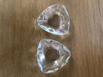 2 glazen asbakjes, Ophalen of Verzenden, Overige stijlen, Glas, Schaal of Schalen