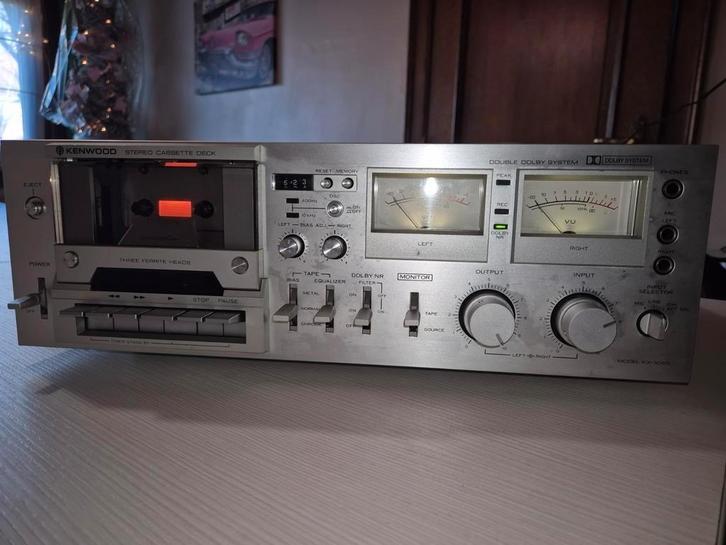 Kenwood kx 1060 3 koppen deck, TV, Hi-fi & Vidéo, Decks cassettes, Kenwood, Enlèvement