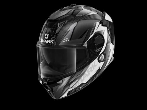 Shark gt carbon urikan zwart wit Medium M, Motoren, Kleding | Motorhelmen, Integraalhelm, M, Shark, Nieuw met kaartje, Ophalen of Verzenden