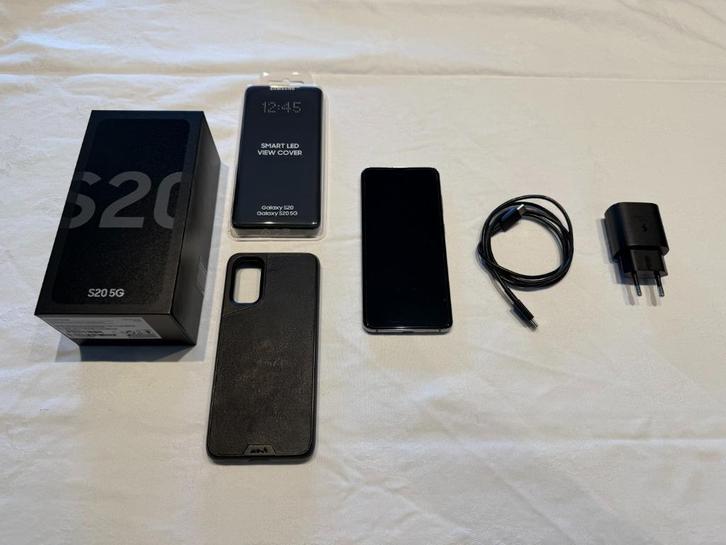 Samsung Galaxy S20 5G 128GB - Zeer goede staat + accessoires, Telecommunicatie, Mobiele telefoons | Samsung, Zo goed als nieuw