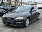 Audi A4 S LINE 2.0 diesel automaat, Navi, Cruise, Camera, Auto's, Automaat, A4, Zwart, Leder