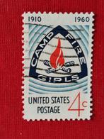 USA 1960: scouts, gidsen, Camp Fire Girls, Ophalen of Verzenden, Noord-Amerika, Gestempeld