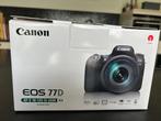 Canon Eos 77d usm nano lens kit, TV, Hi-fi & Vidéo, Comme neuf, Canon, Enlèvement ou Envoi