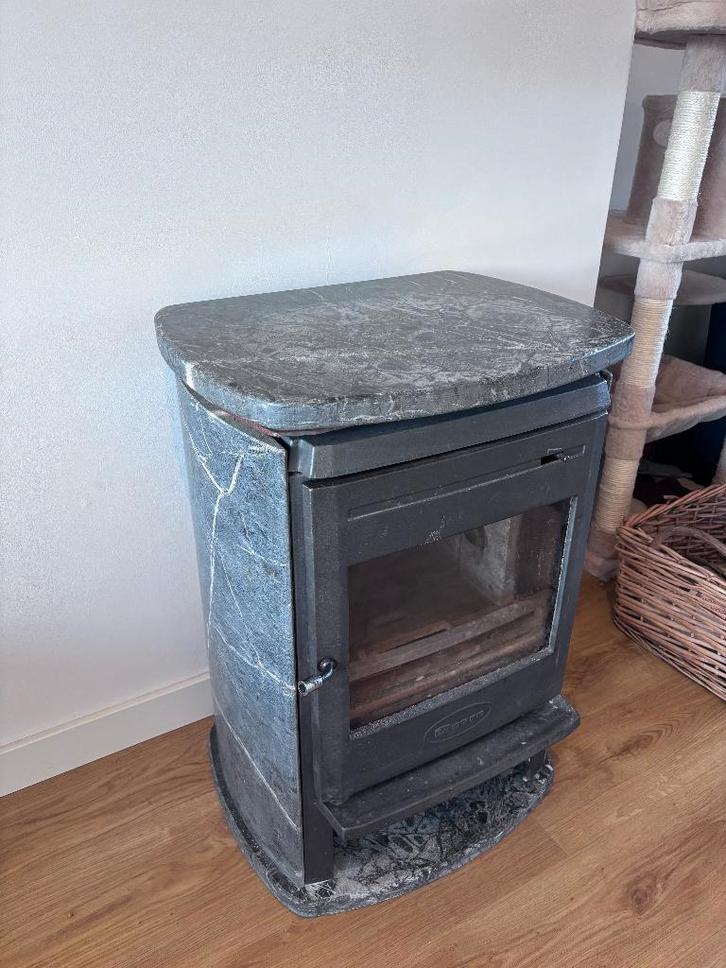 Dovre speksteenkachel, Huis en Inrichting, Kachels, Gebruikt, Vrijstaand, Houtkachel, Hout, Ophalen