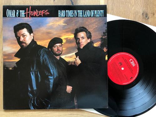 OMAR AND THE HOWLERS - Hard times in the land of plenty (LP), Cd's en Dvd's, Vinyl | Rock, Zo goed als nieuw, Poprock, 12 inch