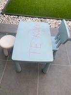 KİNDERTAFELTJE en stoel, Kinderen en Baby's, Kinderkamer | Tafels en Stoelen, Ophalen