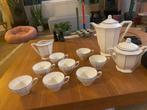 Zeldzaam Art Deco Digoin France Theeservies – 11-delig, Antiek en Kunst, Antiek | Servies compleet, Ophalen