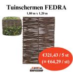 Nieuwe houten tuinschermen in diverse designs, Jardin & Terrasse, 150 à 200 cm, Bois, 150 à 200 cm, Enlèvement
