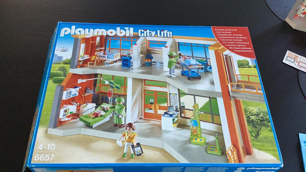 PLAYMOBIL City Life – Hôpital Pédiatrique Aménagé (6657) – Occasion