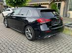 Mercedes A 180 AMG LINE PANORAMADAK NAVI CAMERA LED, Leder en Stof, Zwart, Bedrijf, 5 zetels