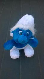 Schtroumpf en peluche – Bleu foncé, Collections, Schtroumpfs, Enlèvement ou Envoi, Utilisé, Autres Schtroumpfs, Poupée, Figurine ou Peluche