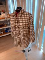 geruit overshirt Daphnea M, Kleding | Dames, Ophalen of Verzenden, Zo goed als nieuw, Beige