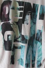 jolie chemise blanche avec imprimé turquoise taille M/L, Vêtements | Femmes, T-shirts, Manches courtes, Taille 38/40 (M), Porté