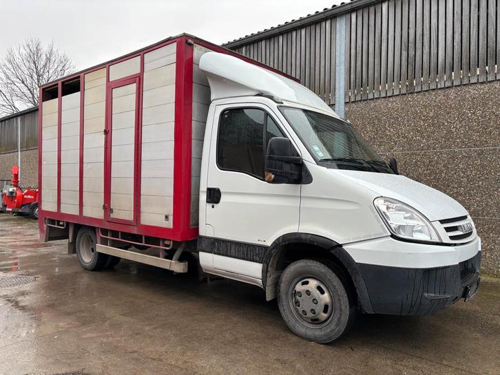 Iveco vrachtwagen voor veevervoer in prima staat, Autos, Camions, Entreprise, Iveco, Diesel, Euro 4, Boîte manuelle, TVA déductible