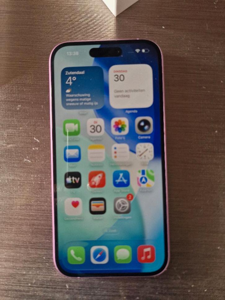 iphone 16  128, Telecommunicatie, Mobiele telefoons | Apple iPhone, Zo goed als nieuw, 128 GB, Zonder abonnement, Zonder simlock
