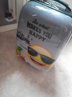 Koffer trolly, Ophalen, Zo goed als nieuw, Hard kunststof, Uitschuifbare handgreep