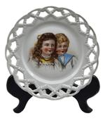 Assiette décorative en porcelaine - Période édouardienne, Enlèvement ou Envoi