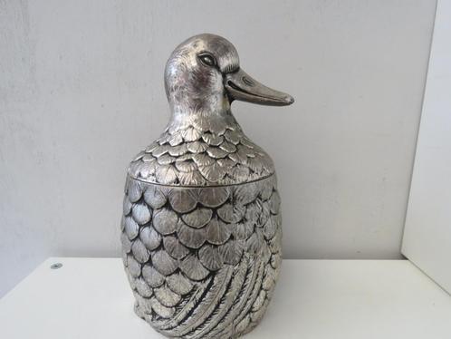 Mauro Manetti zeldzame vintage ijsemmer zittende eend, Antiek en Kunst, Curiosa en Brocante, Ophalen of Verzenden
