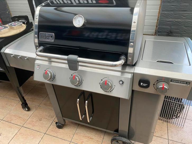 Weber genesis II E-340 gbs black gasbarbecue, Tuin en Terras, Gasbarbecues, Zo goed als nieuw, Ophalen