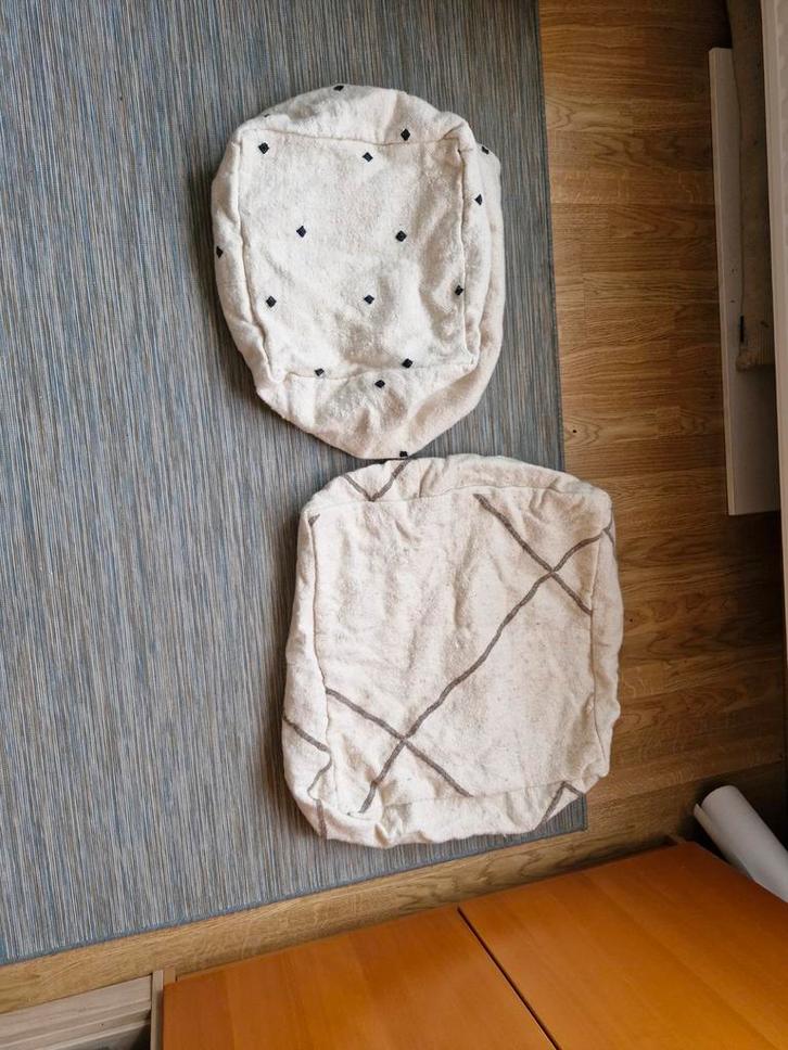 Marokkaanse poef (60-60-20 & 35-35-35)- 30 euro/stuk, Huis en Inrichting, Zetels | Voetbanken en poefs, Nieuw, Ophalen of Verzenden