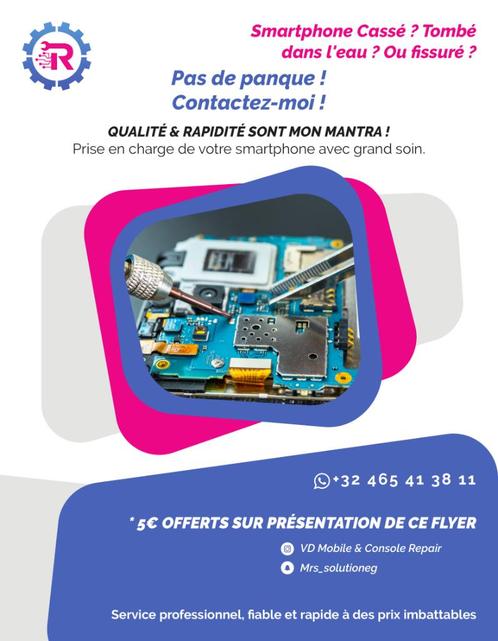Smartphone-reparatie: iPhone - Samsung - Huawei, Hoesscherm, Telecommunicatie, Mobiele telefoons | Apple iPhone, Ophalen of Verzenden