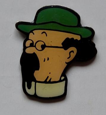 Tintin pin's buste Tournesol Corner Coinderoux