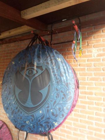 Tomorrowland 2 p tent in bordeaux of  blauw, Caravans en Kamperen, Tenten, Ophalen