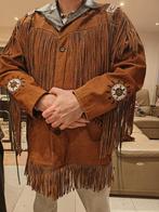 Lederen western jas. Met prachtige native  versieringen, Dieren en Toebehoren, Ophalen, Zo goed als nieuw, Western