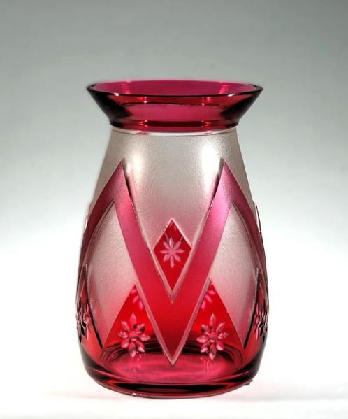 Val Saint Lambert - Vaas - VSL - Val St Lambert, Antiek en Kunst, Antiek | Glaswerk en Kristal, Ophalen of Verzenden