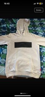 Supreme hoodie met gebruiksporen, Kleding | Heren, Truien en Vesten, Wit, Gedragen, Supreme, Verzenden