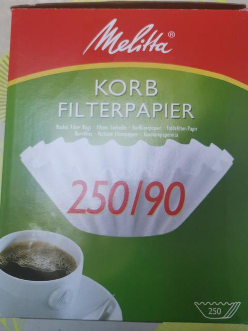 250 x filtres à café Korf taille 250/90 en papier filtre, Electroménager, Cafetières, Neuf, Café moulu, Autres types, Autres modèles