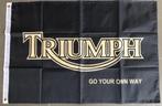 Vlag Triumph motorfiets moto motorcycles - 60x90cm, Diversen, Vlaggen en Wimpels, Ophalen of Verzenden, Nieuw