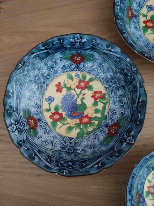 4 coupelles porcelaine japonaise Juzan Gama Arita, Antiquités & Art, Antiquités | Porcelaine, Enlèvement ou Envoi