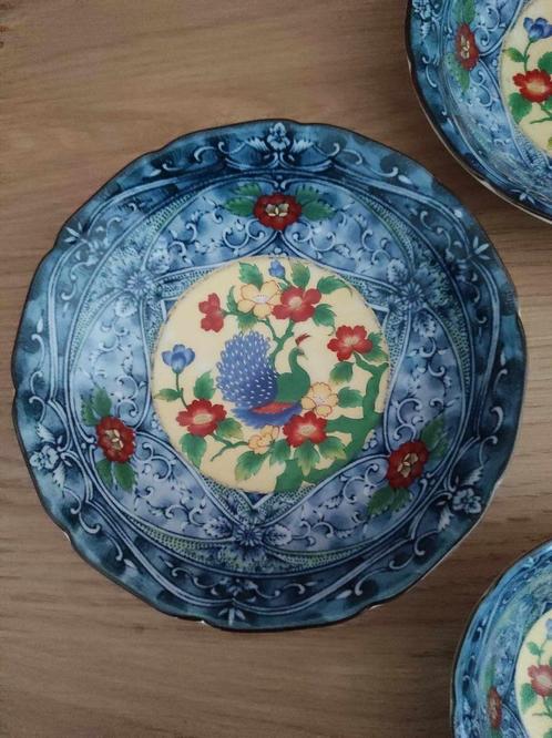 4 coupelles porcelaine japonaise Juzan Gama Arita, Antiek en Kunst, Antiek | Porselein, Ophalen of Verzenden