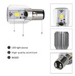 Ampoule de phare de moto Led Ba20d, 6000k, ampoule H6 Ba20d, Autos : Pièces & Accessoires, Enlèvement, Neuf