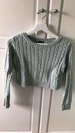 Cropped trui - blauwgroen - Groggy - maat XXS of 12 jaar, Ophalen of Verzenden, Zo goed als nieuw, Meisje, Trui of Vest