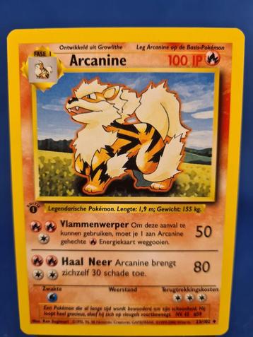 Arcanine 23/102 - Base (1st edition) (NL) beschikbaar voor biedingen