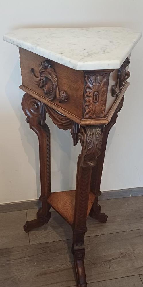 Piedestal in hout, Antiek en Kunst, Curiosa en Brocante, Ophalen