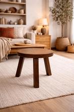 Prachtig brutalist krukje / bijzettafel, Enlèvement ou Envoi