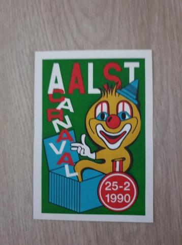 Carnaval Aalst sticker 1990