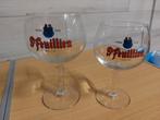 St Feuillien glazen, Verzamelen, Ophalen of Verzenden, Zo goed als nieuw, Bierglas