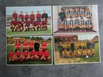 POSTKAARTEN VOETBAL TEAMS EIND JAREN 60 4X, Verzenden, Zo goed als nieuw