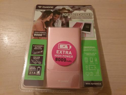 Nieuwe 8000 mAh Diamond externe batterij, Telecommunicatie, Powerbanks, Nieuw, Ophalen of Verzenden