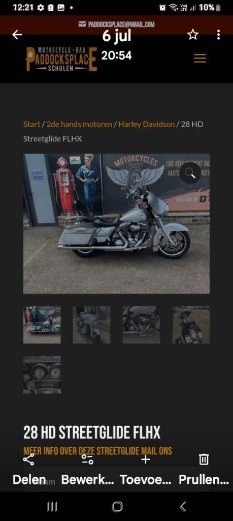 Harley Davison Street Glide, Motos, Motos | Harley-Davidson, Particulier, Tourisme, 2 cylindres, ABS, Régulateur de vitesse, Échappement sport