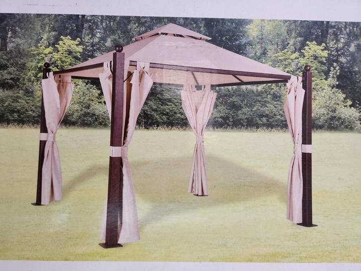 Luxury Pergola strak modern 3 x 3 m, Tuin en Terras, Partytenten, Partytent, Ophalen