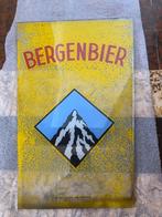 Glazen bord bergenbier 1962, Verzamelen, Ophalen, Zo goed als nieuw, Reclamebord, Plaat of Schild, Overige merken