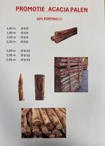 Acacia palen, Tuin en Terras, Palen, Balken en Planken, Ophalen, Nieuw, 180 tot 250 cm, Palen