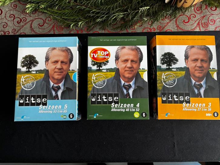 Witse seizoen 3 + 4 + 5, Cd's en Dvd's, Dvd's | Tv en Series, Zo goed als nieuw, Actie en Avontuur, Boxset, Vanaf 6 jaar, Ophalen of Verzenden