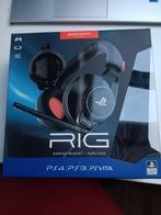 Plantronics RIG PS4/PS3/PS Vita Black Headset, Gebruikt, Plantronics, Ophalen of Verzenden, Volumeregelaar